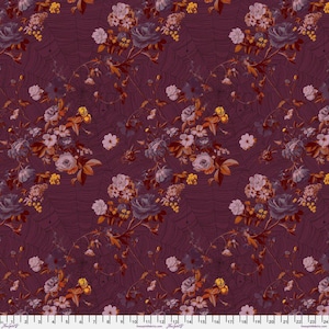 PRE-order Enrapture by Giucy Giuce- Vining PWGG004.CABERNET - Half Yard - november 2025