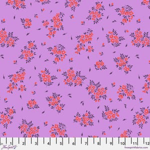 Tula Pink True Colors 2025- What a Ditz PWTP253.HELIOTROPE- Half Yard- April 2025