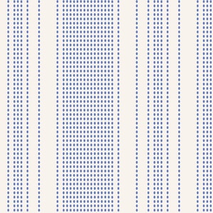 Tilda- Tea Towel Basics- Biscuit Stripes TIL130061- Blue- Half Yard