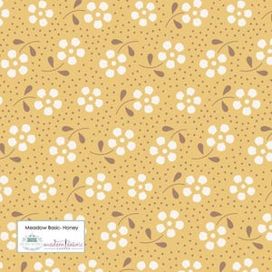 Tilda Meadow Basic- TIL130083-Honey- Half Yard
