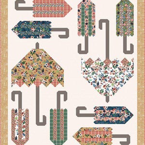 PRE-Order A Gentle Gust Quilt Kit featuring A Spoonful of Sugar by Jennifer Long- February 2026