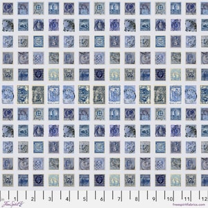 Tim Holtz- Eclectic Elements Palette- Indigo Stamps PWTH291.INDIGO- Half Yard- June 2025