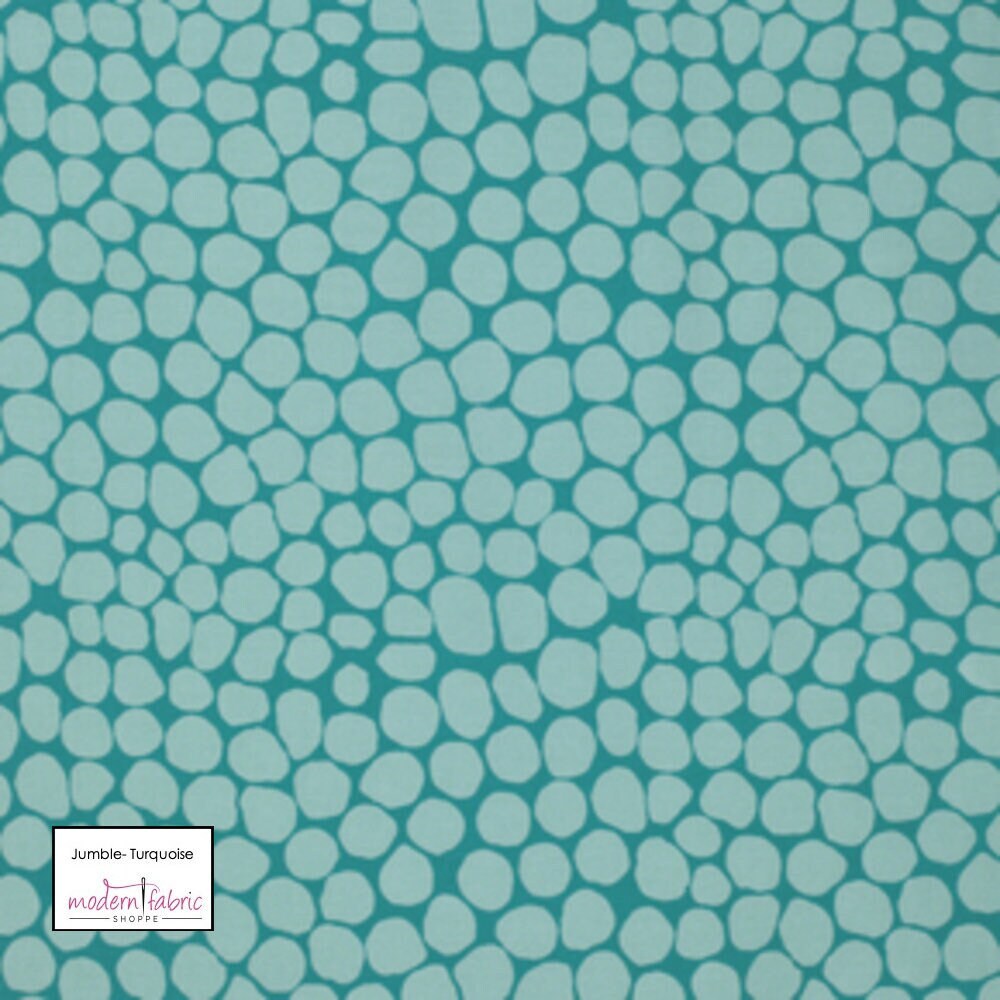 Kaffe Fassett- Brandon Mably- Jumble PWBM053.TURQUOISE- Half