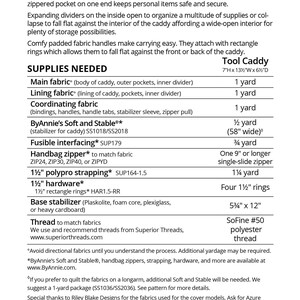 By Annie- Catch All Caddy 2.0 Pattern image 2