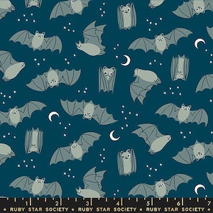 Freaky Familiar- Collaboration by Ruby Star Society- Fat Bats RS 5194 14- Galaxy- Half Yard- June 2026