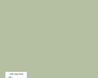 Tilda- Solid TIL120020- Sage Green- Half Yard
