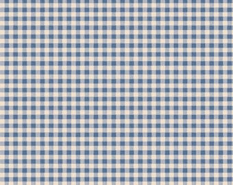 Tilda- Creating Memories- Gingham TIL160073- Blue- Half Yard- June 2024