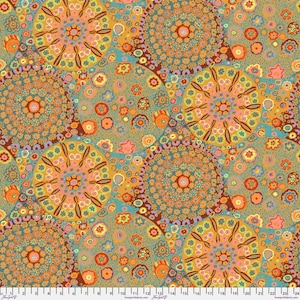 Kaffe Fassett Collective- Millefiore GP92.ORANGE- Half Yard