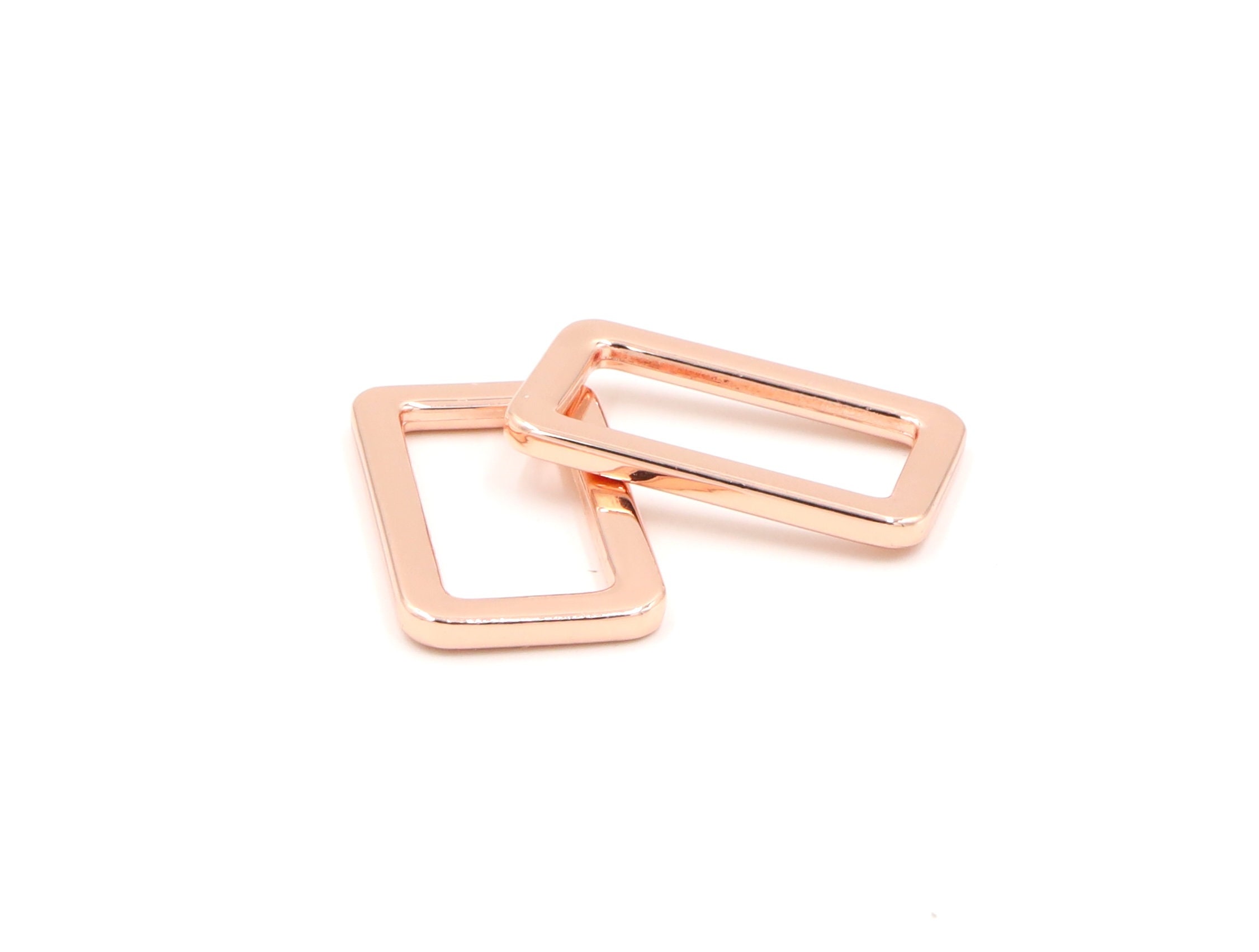 Rose Gold 1 25mm Rectangle Ring Hardware for Bags and Crafts Set of 2 Etsy Canada