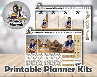 Planner Kit - The Mummy (1999) - Printable Classic Happy Planner and Mini Vertical Happy Planner