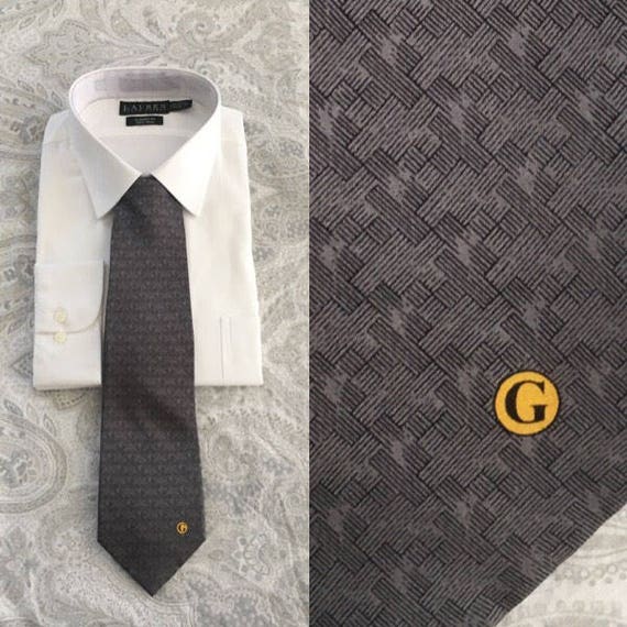 Gucci Mens Tie Vintage Silk Tie Gucci Vintage Necktie Etsy