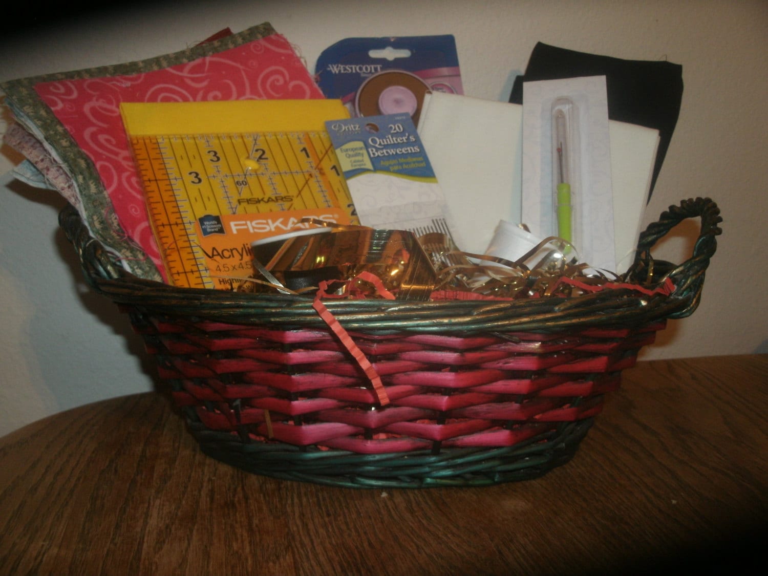 Quilting Gift Basket Etsy