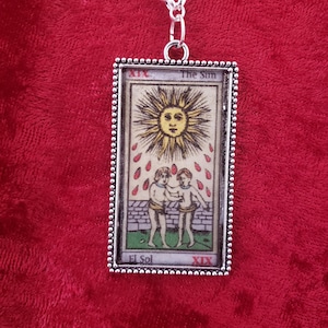 Tarot Card Necklaces