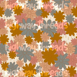 Retro Floral Seamless Pattern