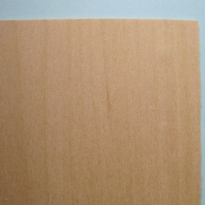 Basswood Craft Wood Sheet - 300 x 100 x 3mm - (11 13/16 x 4 x 1/8 inch)
