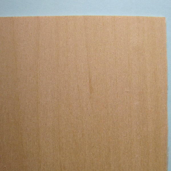 Basswood Craft Wood Sheet - 300 x 100 x 1.5mm - (11 13/16 x 4 x 1/16 inch)