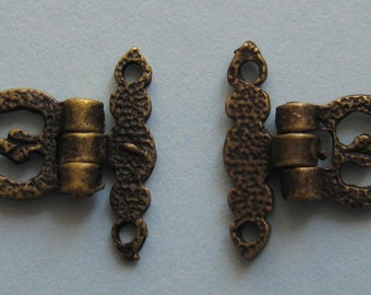10 Maniglie In Metallo Scala 1:6 Per Mobili In Miniatura - Accessori Casa Delle Bambole, Nere - Foto 3
