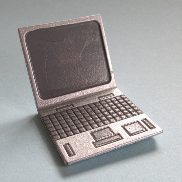 1/12e schaal poppenhuis miniatuur - laptopcomputer (B0450)