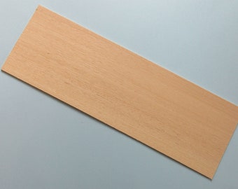 Obeche Craft Wood Sheet - 300 x 100 x 0.8mm - (11 13/16 x 4 x 1/32 inch)