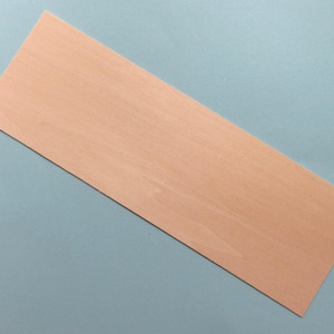 Basswood Craft Wood Sheet - 300 x 100 x 0.8mm - (11 13/16 x 4 x 1/32 inch)