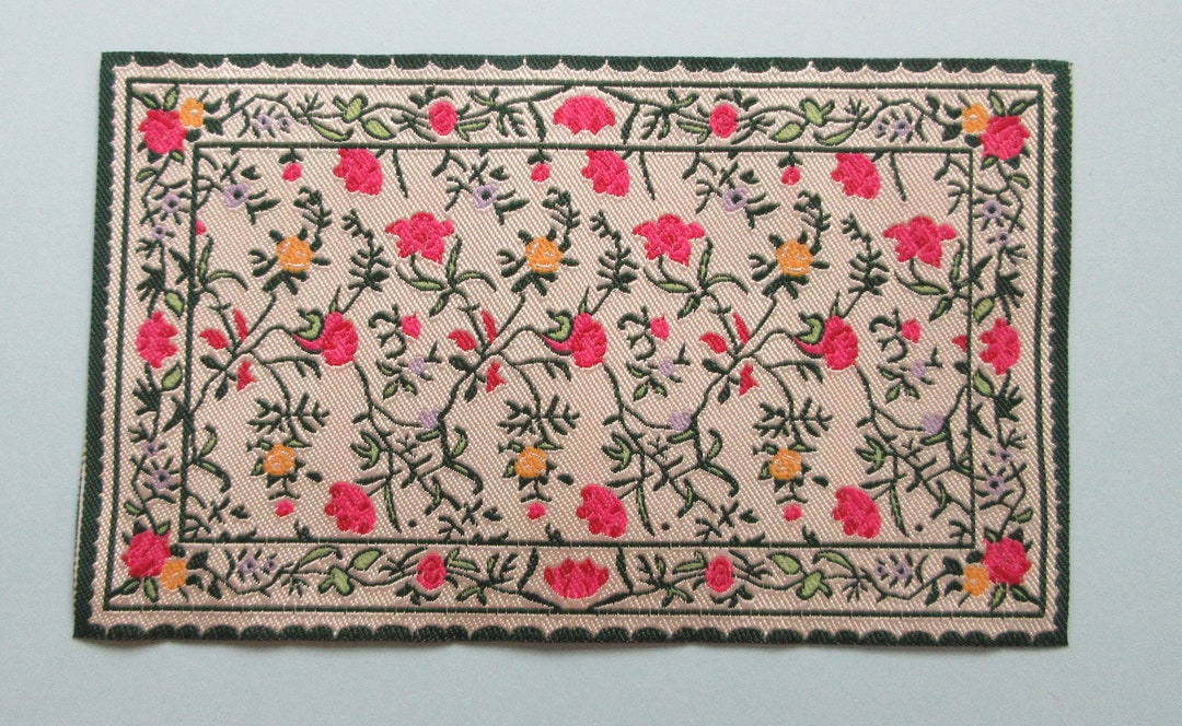 Miniature Rug Patterns 1/12th Scale Dolls' House Miniature - Pretty Floral Rug (3948) - Etsy