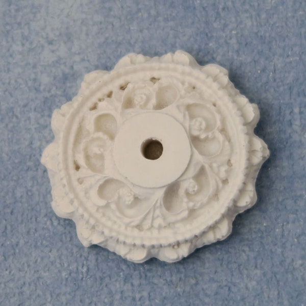 1/12th Scale Dolls House Miniatures - Ceiling Rose 45mm (DIY195b)