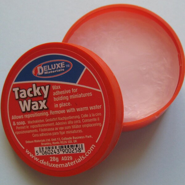 Luxe materialen kleverige was