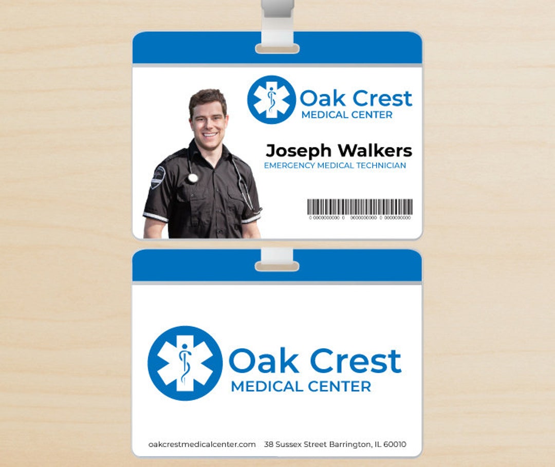 Custom Medical Id Card