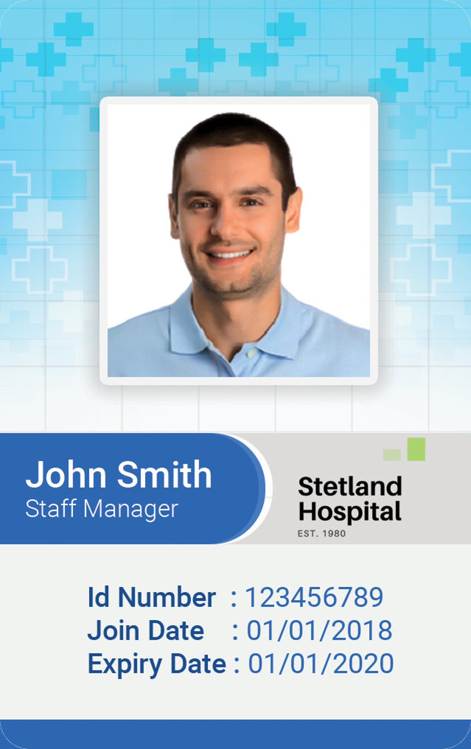 Custom Employee ID Card Etsy