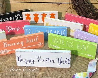 10" Easter signs. Easter decorations. Easter decor. Easter tier tray signs. Easter tier tray decor. Spring sign. Spring tier tray decor