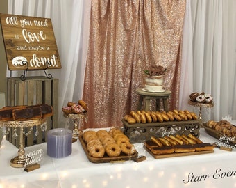 All you need is love and maybe a donut sign. Rustic Wedding signs. Donut bar sign. Wedding decorations Wedding decor. Signs for Weddings.