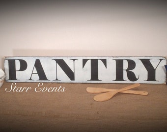 36" Farmhouse Pantry sign. Rustic Kitchen signs. Farmhouse decor. Rustic signs Farmhouse Kitchen decor. Primitive signs Farmhouse wall decor