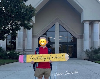 First day of school signs. Last day of school sign. Pencil sign Back to school Signs for teachers. Back to school Teacher gifts.