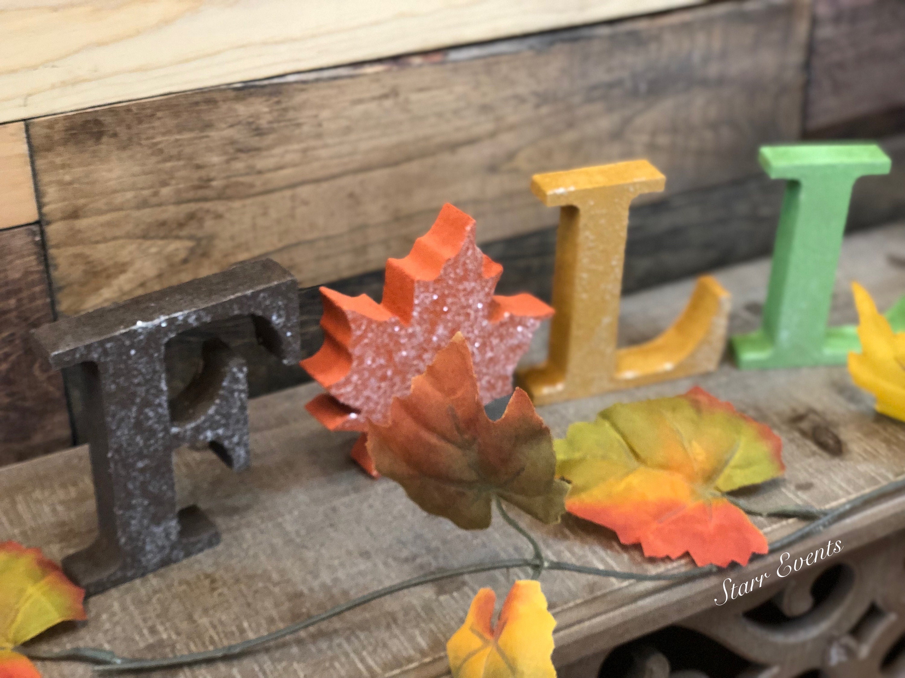 Fall Word Cut Outs. FALL Letters. Fall Shelf Decor. Fall Decor. Fall ...