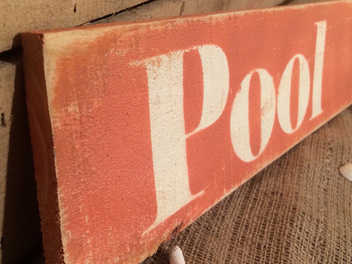 Pool signs. Pool decor. Swimming pool signs. Wooden sign great Etsy