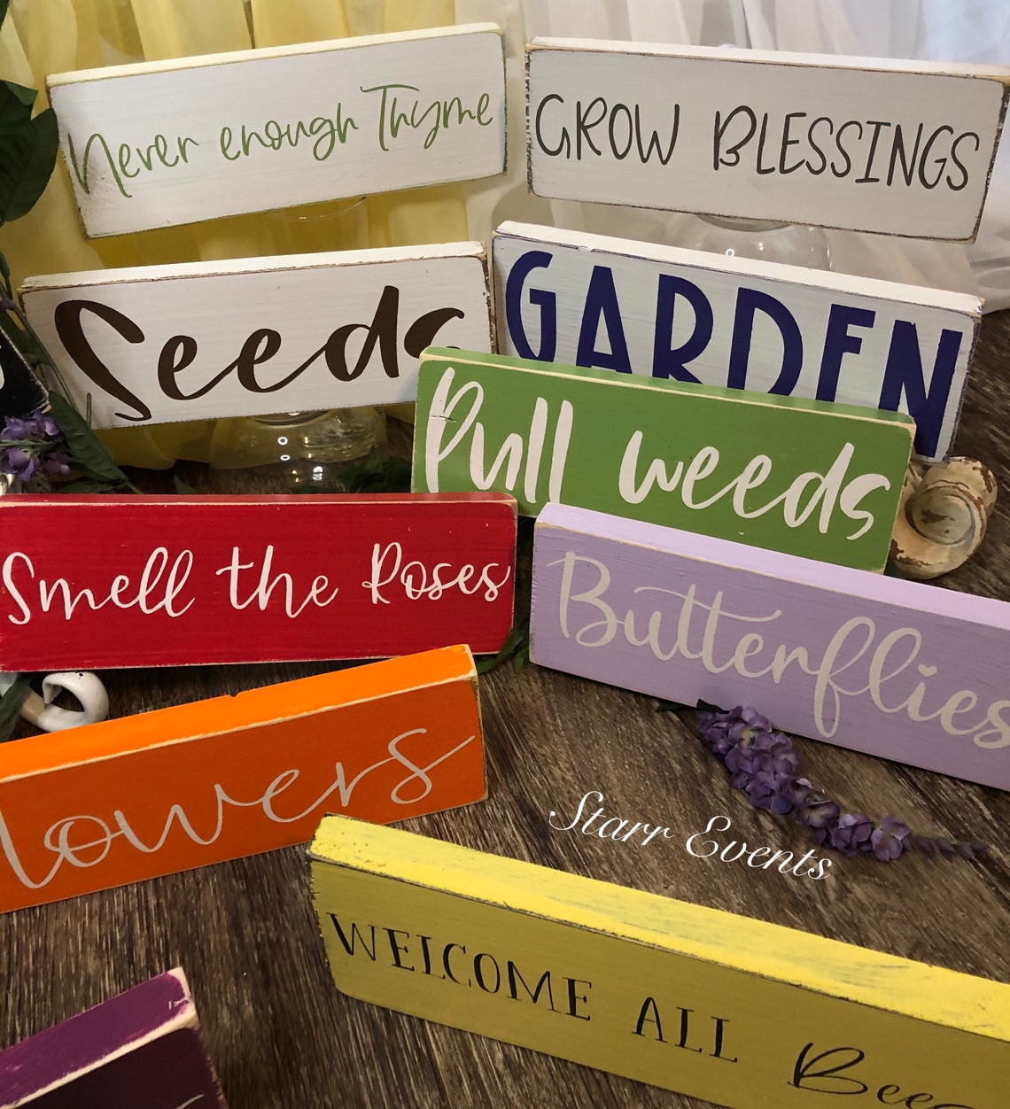 10 Garden Signs Garden Decorations. Signs for the Etsy