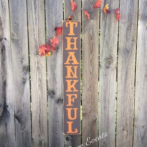 Fall Decorations. Fall Signs. Thankful Sign. Great Fall Decor ...