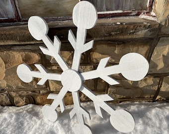 Large wooden snowflakes. Fence snowflake . Large pumpkin. Fall decor. Yard decorations