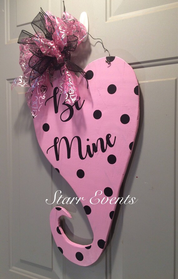 Valentines Day Decorations Valentine S Day Door Hanger Be Mine Sign Heart Door Hanger Valentines Day Decor Valentine S Day Door Decor