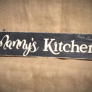 Nanny&#39;s kitchen sign. Rustic Kitchen signs. Kitchen decor Personalized grandmother sign. Rustic decor. Rustic sign. Country kitchen decor