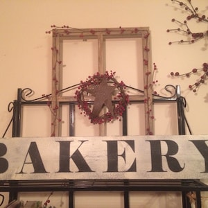 Bakery sign. Bakery decor. Rustic Kitchen signs.  Rustic kitchen decor. Primitive signs. Rustic signs. Farmhouse decor  Kitchen decor