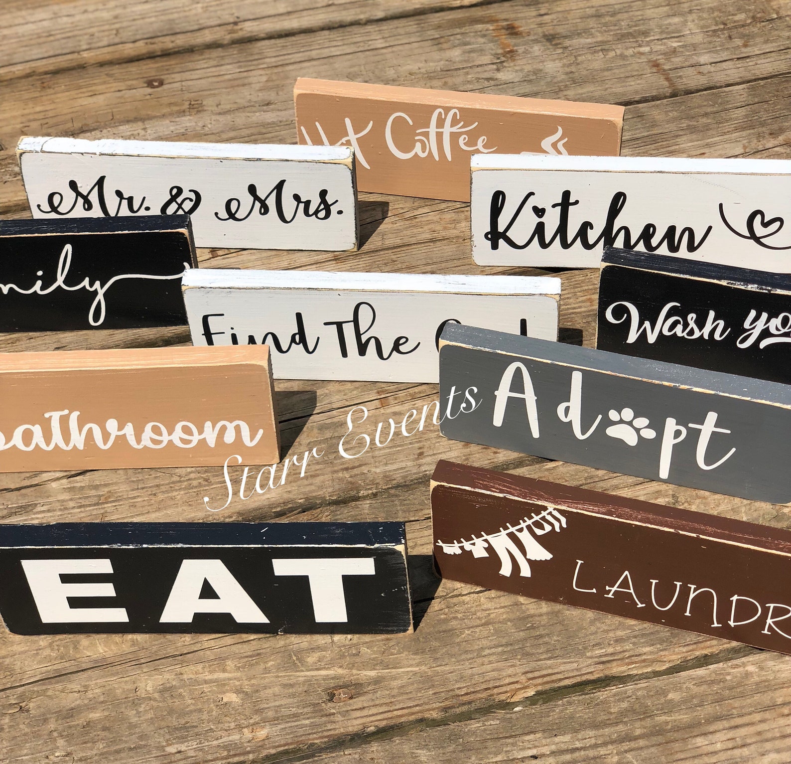Farmhouse Kitchen Signs. 10 Rustic Home Decor Kitchen - Etsy