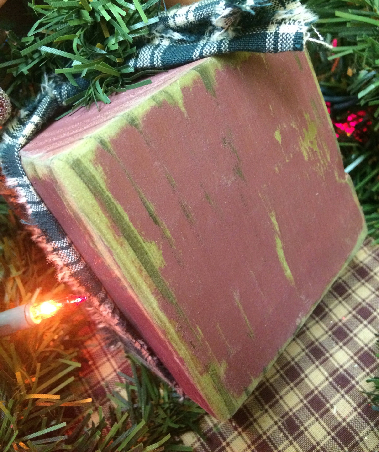 Rustic Christmas Presents Set of 2. Christmas Decorations. - Etsy