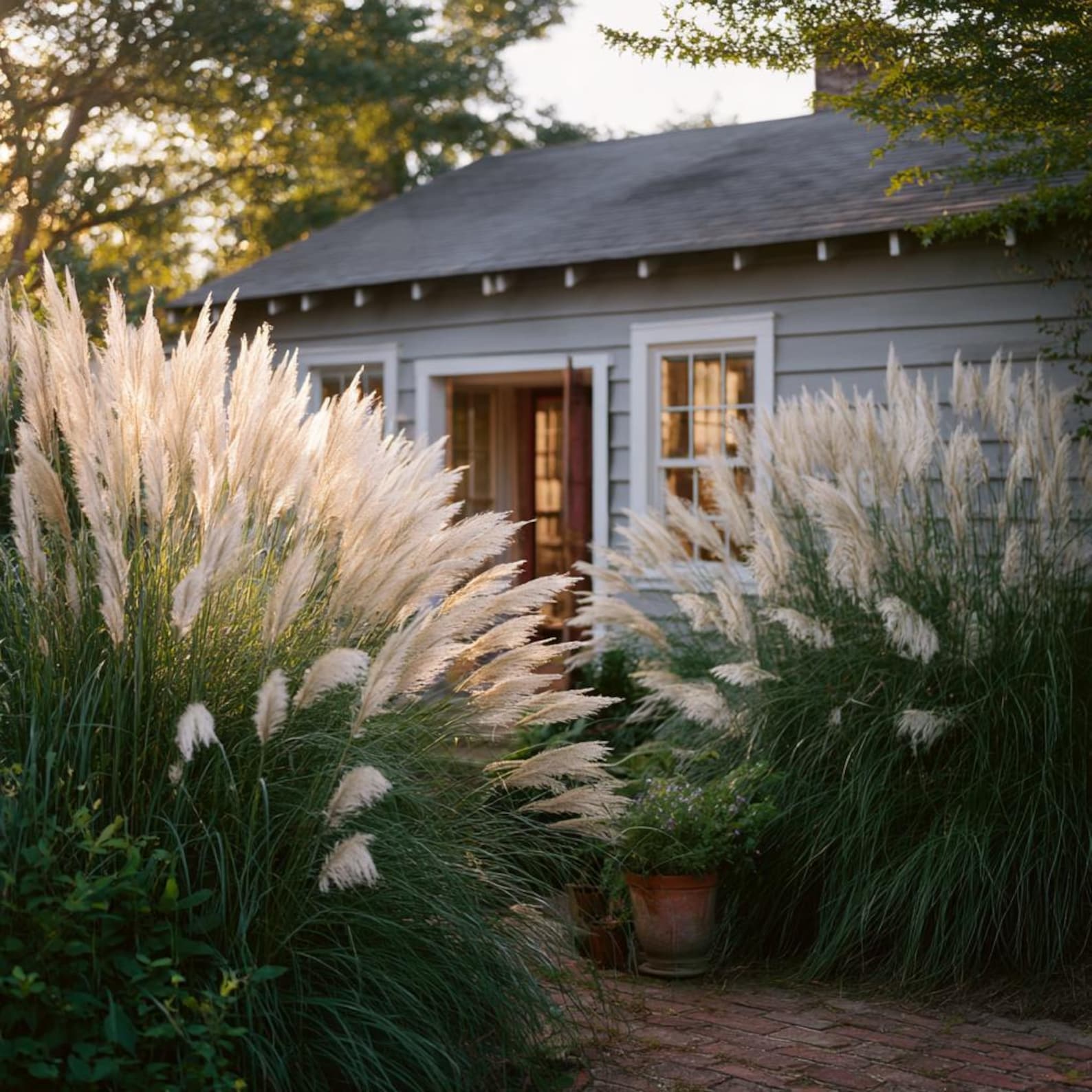 Karl Foerster Ornamental Feather Reed Grass - Live Plant -3.5 Inch Pot