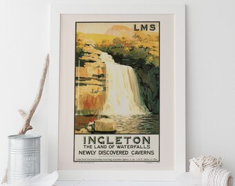 Vintage Indian Railway poster reproduction Gt Indian Peninsular