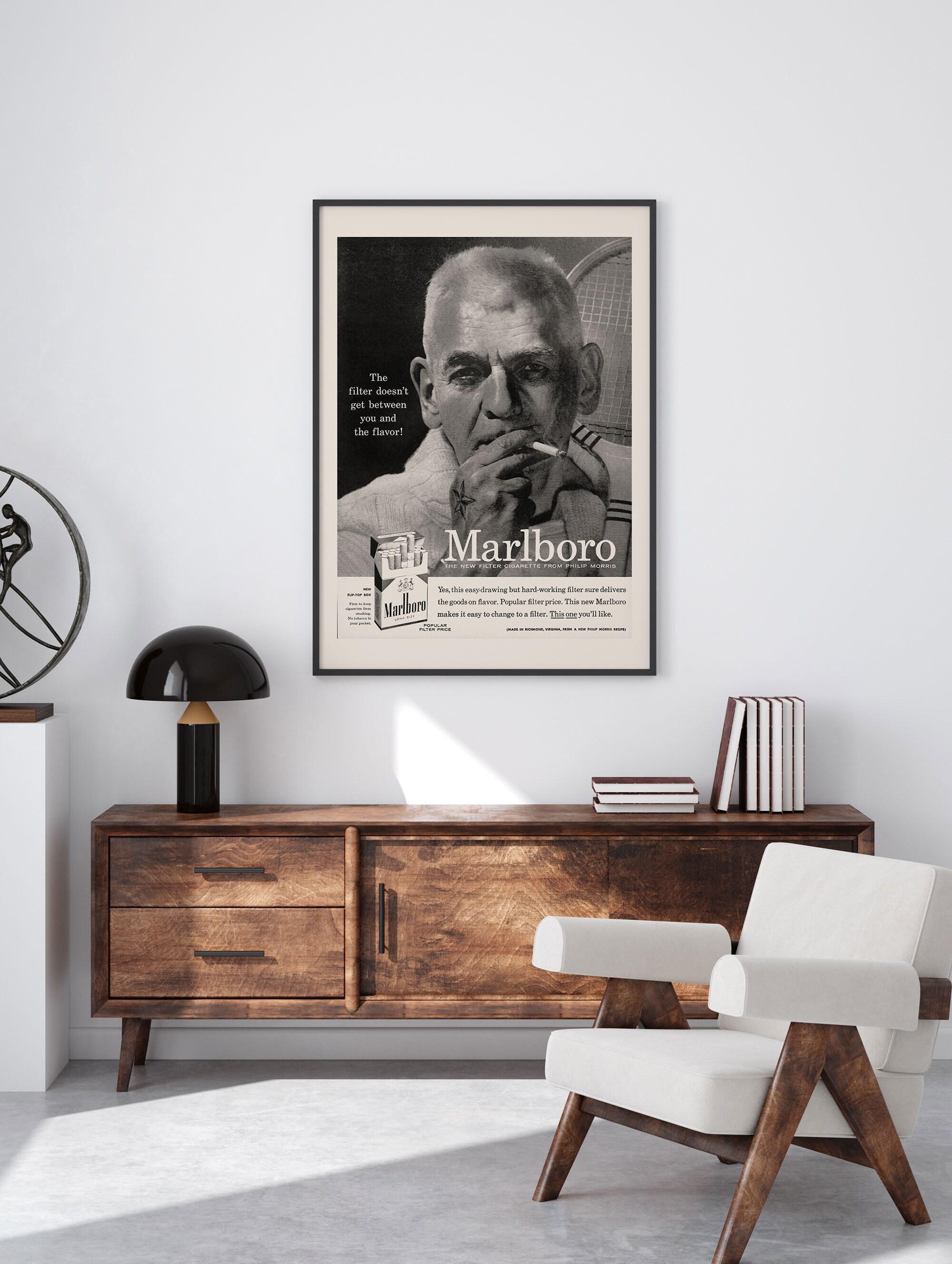 Black and White CIGARETTE AD, Retro Cigarettes Advertisement, Mid Century  Ad Classic Cigarette Ad Vintage Poster