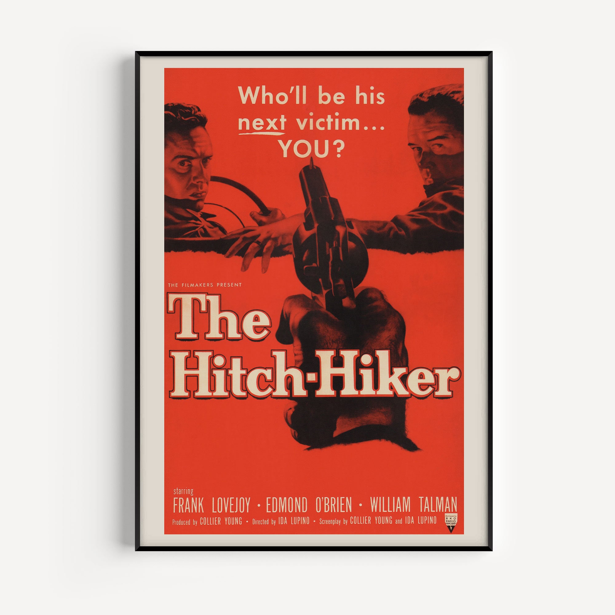 THE HITCHHIKER Movie Poster Classic Movie Poster Retro Etsy Canada