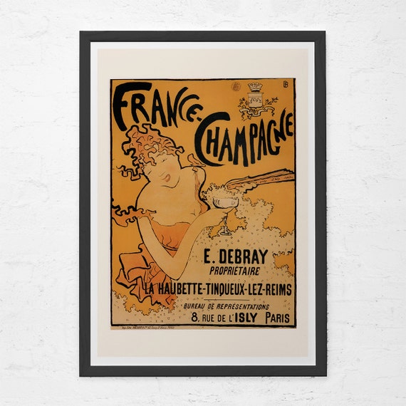 VINTAGE FRENCH ART Print Belle Epoque Print 1891 France | Etsy