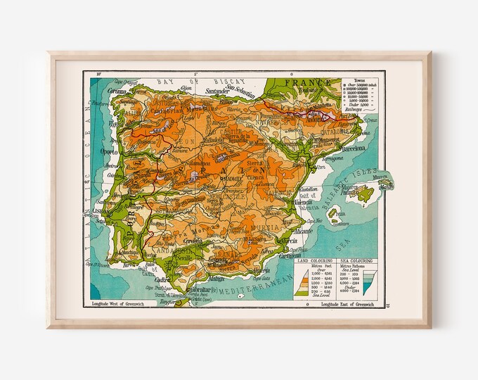 Scotland Type Map (Black) | London Art Prints