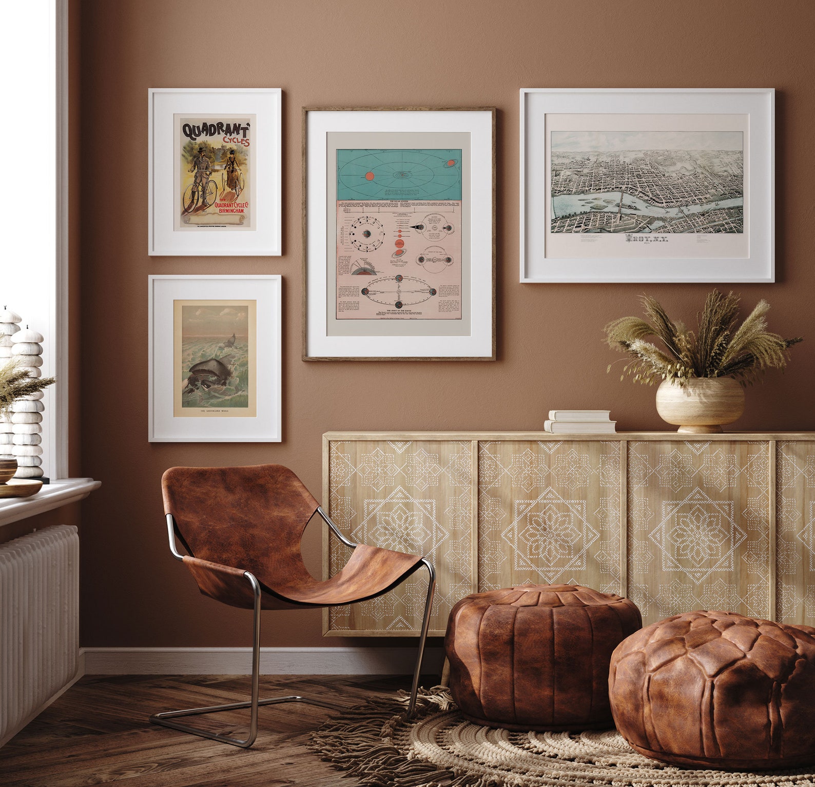 SOLAR SYSTEM MAP Vintage Map of the Solar System Retro Map - Etsy